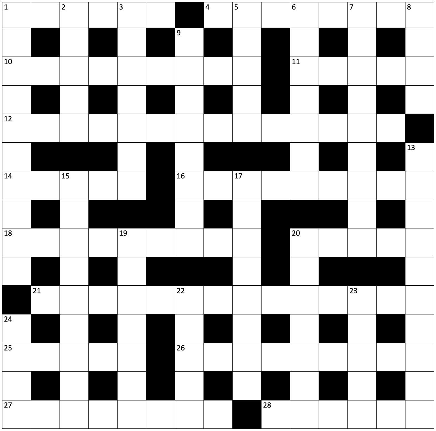 Cryptic crossword No.3