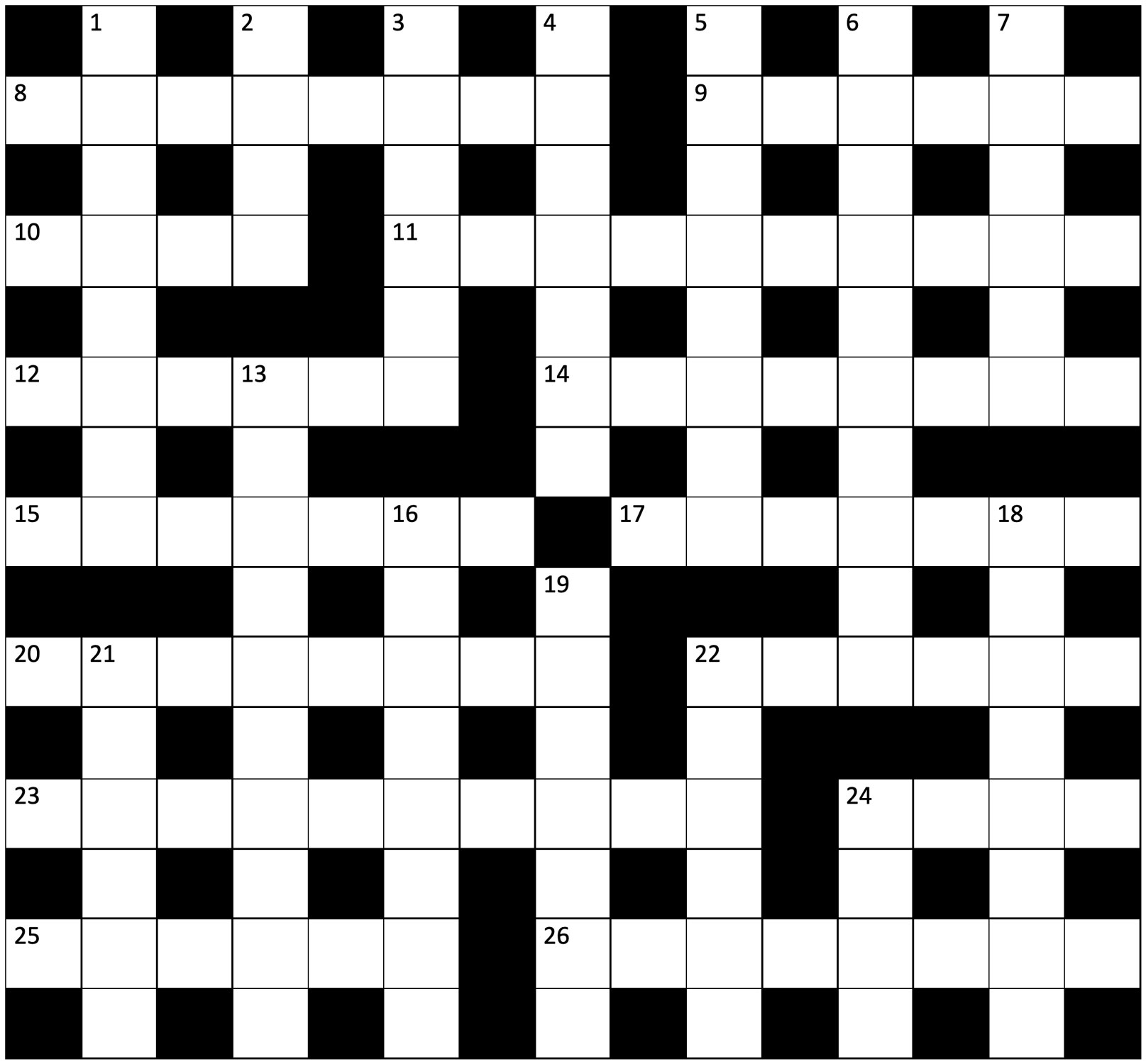 Cryptic crossword No.7