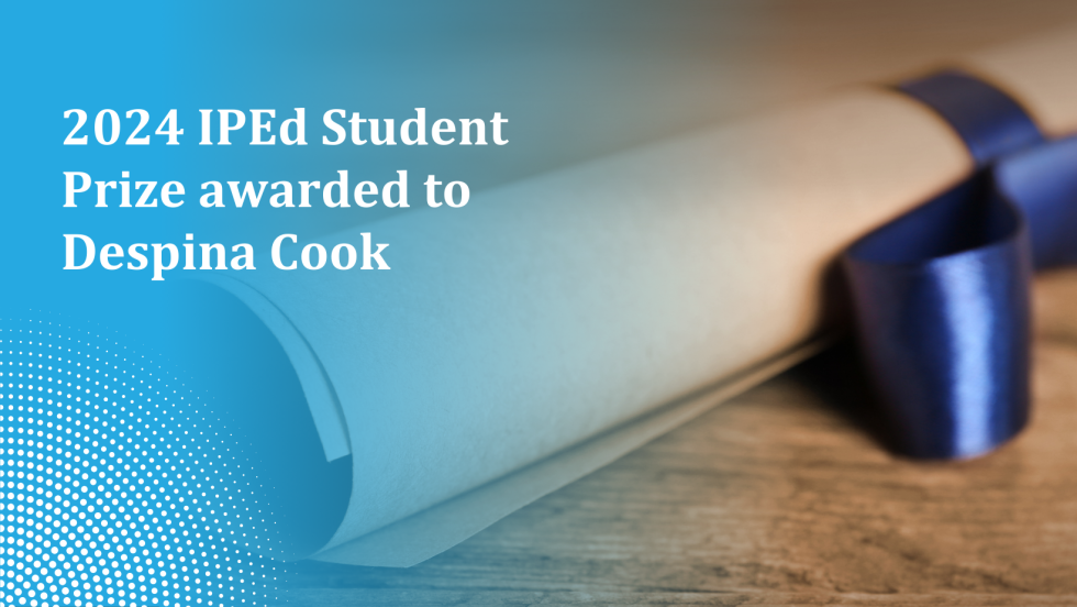 2024 IPEd Student Prize winner announced - Institute of Professional ...